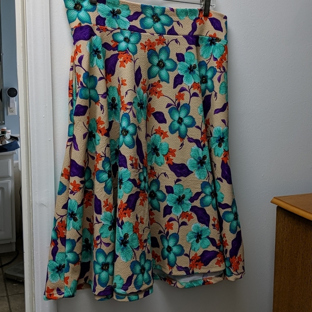 Agnes & Dora floral skirt with pockets